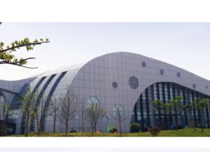 吴忠会议中心外景网架工程